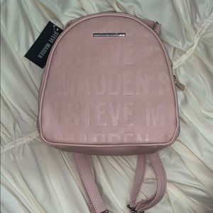 Steve Madden light pink backpack